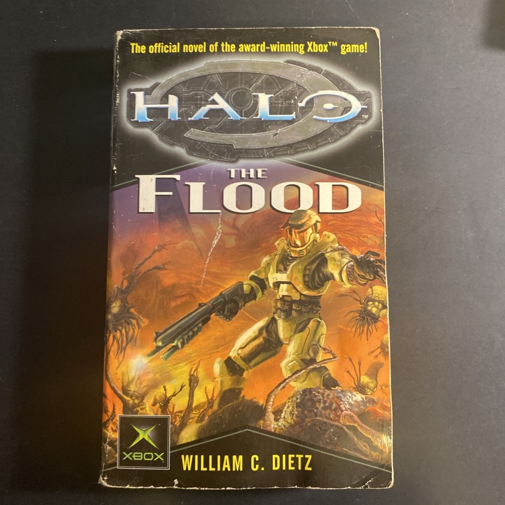 Halo The Flood by William C. Dietz (2003, Mass Market Paperback Book) Xbox